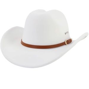 White cowboy hat